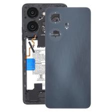  tel-szalk-192969154268 Gyári akkufedél hátlap - burkolati elem Itel P55 Plus, Fekete mobiltelefon, tablet alkatrész