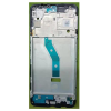  tel-szalk-19296927 Xiaomi Redmi Note 11 5G fekete előlap LCD keret, burkolati elem