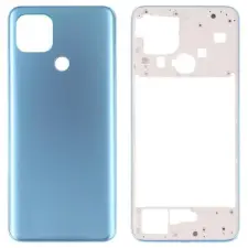  tel-szalk-1929692827 Oppo A15 / A15s / A35 kék középső keret mobiltelefon, tablet alkatrész