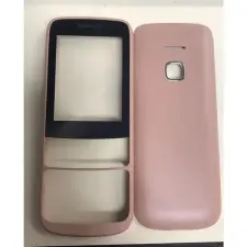  tel-szalk-1929692833 Nokia 225 rózsaszín középső keret mobiltelefon, tablet alkatrész