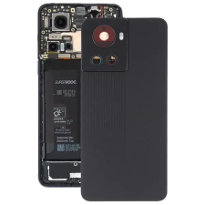  tel-szalk-1929693115 Akkufedél hátlap - burkolati elem OnePlus Ace, fekete mobiltelefon, tablet alkatrész