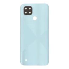  tel-szalk-19296933152 Realme C21 Kék akkufedél, hátlap, kamera lencse mobiltelefon, tablet alkatrész