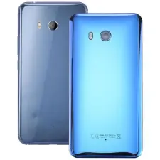  tel-szalk-1929694581 Gyári akkufedél hátlap - burkolati elem HTC U11, kék mobiltelefon, tablet alkatrész