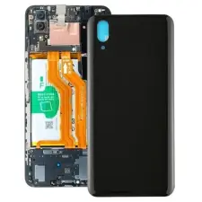  tel-szalk-1929694623 Gyári akkufedél hátlap - burkolati elem Vivo X21, fekete mobiltelefon, tablet alkatrész