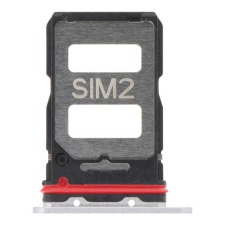 tel-szalk-192969514530 Xiaomi Poco F6 Pro Ezüst SIM kártya tálca (SIM2) mobiltelefon, tablet alkatrész