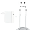  tel-szalk-19296951721736 30 W-os USB-C / Type-C laptop hordozható hálózati adapter 1,8 m-es USB-C / Type-C - USB-C / Type-C töltőkábellel, EU csatlakozóval