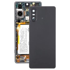  tel-szalk-19296951722813 Sony Xperia 10 VI Fekete akkufedél hátlap, kamera lencse mobiltelefon, tablet alkatrész