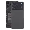  tel-szalk-19296951733270 ZTE Blade A76 4G Fekete akkufedél hátlap, kamera lencse