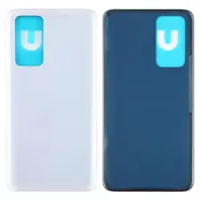  tel-szalk-1929695373 Akkufedél hátlap - burkolati elem Huawei P40 / P40 4G, fehér mobiltelefon, tablet alkatrész