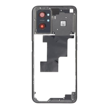  tel-szalk-1929695840 Realme 9 középső keret és hátlapi kamera lencse fekete mobiltelefon, tablet alkatrész
