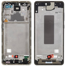 tel-szalk-192970238 Samsung Galaxy A72 fehér előlap LCD keret, burkolati elem mobiltelefon, tablet alkatrész