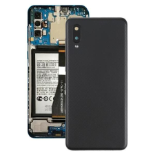  tel-szalk-1929702549 Samsung Galaxy A02 fekete akkufedél, hátlap, hátlapi kamera lencse mobiltelefon, tablet alkatrész