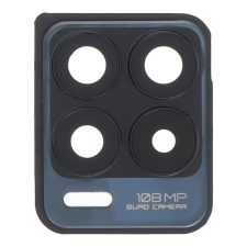  tel-szalk-19297028043 Realme 8 Pro hátlapi kamera lencse Fekete kerettel mobiltelefon, tablet alkatrész