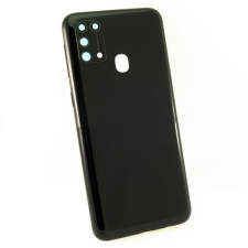 tel-szalk-1929703935 Samsung Galaxy M31 fekete akkufedél, hátlap, kamera lencse mobiltelefon, tablet alkatrész