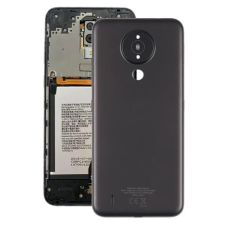  tel-szalk-192970422 Gyári akkufedél hátlap - burkolati elem Nokia 1.4, fekete mobiltelefon, tablet alkatrész