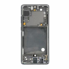  tel-szalk-1929704441 Samsung Galaxy A71 5G UW fekete előlap LCD keret, burkolati elem mobiltelefon, tablet alkatrész