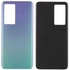  tel-szalk-192970511 Akkufedél hátlap - burkolati elem Vivo X70, ezüst mobiltelefon, tablet alkatrész