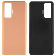  tel-szalk-192970528 Akkufedél hátlap - burkolati elem Vivo X50 Pro, arany mobiltelefon, tablet alkatrész