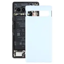  tel-szalk-1929705458 Gyári akkufedél hátlap - burkolati elem Google Pixel 7a, kék mobiltelefon, tablet alkatrész