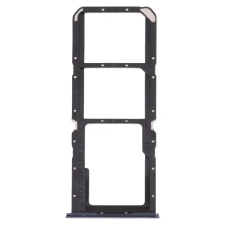  tel-szalk-19297638 Oppo A74 5G fekete SIM & SD kártya tálca mobiltelefon, tablet alkatrész