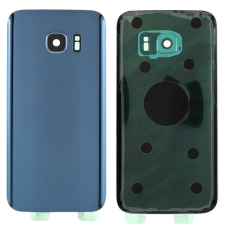  tel-szalk-19297999 Samsung Galaxy S7 kék akkufedél, hátlap, hátlapi kamera lencse mobiltelefon, tablet alkatrész