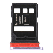 tel-szalk-1930141 Huawei Nova 7 ezüst SIM kártya tálca mobiltelefon, tablet alkatrész