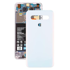 tel-szalk-1930388 Akkufedél hátlap - burkolati elem LG Q61, fehér mobiltelefon, tablet alkatrész
