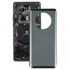  tel-szalk-1930422 Akkufedél hátlap - burkolati elem Huawei Mate 40, fekete mobiltelefon, tablet alkatrész