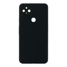 tel-szalk-193095 Google Pixel 5 fekete akkufedél, hátlap, kamera lencse mobiltelefon, tablet alkatrész