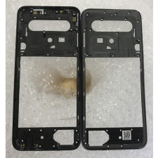  tel-szalk-1931881 LG K61 fekete középső keret mobiltelefon, tablet alkatrész