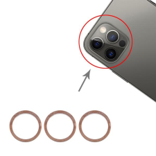 tel-szalk-193491 Apple iPhone 12 Pro Max hátlapi kamera lencse arany mobiltelefon, tablet alkatrész