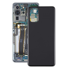  tel-szalk-193696 Akkufedél hátlap - burkolati elem Samsung Galaxy S20 Plus, fekete mobiltelefon, tablet alkatrész