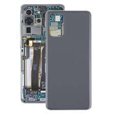  tel-szalk-193698 Akkufedél hátlap - burkolati elem Samsung Galaxy S20 Plus, matt fekete mobiltelefon, tablet alkatrész