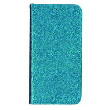  Telefontok iPhone 11 PRO MAX - kék Shiny mágneses szilikon keretes könyvtok tok és táska