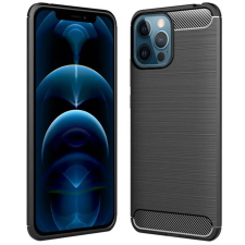  Telefontok iPhone 12 Pro - Forcell CARBON fekete szilikon tok tok és táska
