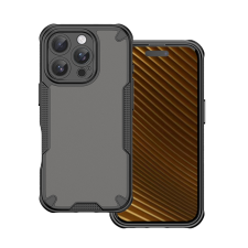 Telefontok iPhone 16 Pro - Defender Matt - fekete/áttetsző ütésálló hátlap tok tok és táska