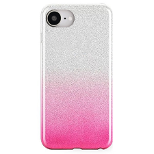  Telefontok iPhone 17e - Ezüst / pink Shiny tok tok és táska