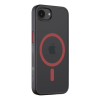  Telefontok iPhone 17e - Tactical MagForce - MagSafe kompatibilis fekete / piros műanyag hátlap tok
