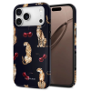  Telefontok iPhone 18 Pro Max - LAMANO - MagSafe kompatibilis cseresznye/párduc mintás hátlap tok