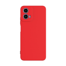 Telefontok Motorola Moto G34 - piros szilikon hátlap tok tok és táska