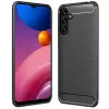  Telefontok Samsung Galaxy A04s (A047) - Carbon Fiber fekete szilikon tok