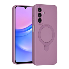  Telefontok Samsung Galaxy A17 - MagSafe kompatibilis lila hátlap tok, kitámasztható gyűrűvel tok és táska