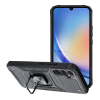  Telefontok Samsung Galaxy A18 5G - Nitro Ring Armor - fekete gyűrűs, kitámasztható, ütésálló műanyag hátlaptok