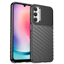  Telefontok Samsung Galaxy A24 4G / LTE - Thunder fekete ütésálló szilikon hátlap tok tok és táska