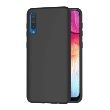 Telefontok Samsung Galaxy A30s - fekete szilikon tok tok és táska