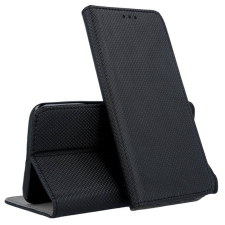  Telefontok Samsung Galaxy A73 5G - fekete mágneses szilikon keretes könyvtok tok és táska