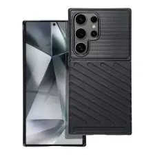  Telefontok Samsung Galaxy S24 Ultra - Thunder fekete ütésálló szilikon hátlap tok tok és táska