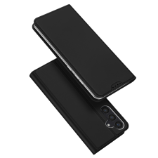  Telefontok Samsung Galaxy S25 - Dux Ducis fekete flipcover tok tok és táska