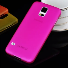  Telefontok Samsung Galaxy S5 mini ultravékony műanyag tok rózsaszín tok és táska