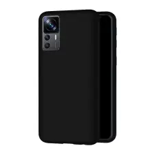  Telefontok Xiaomi 12T - fekete szilikon hátlap tok tok és táska